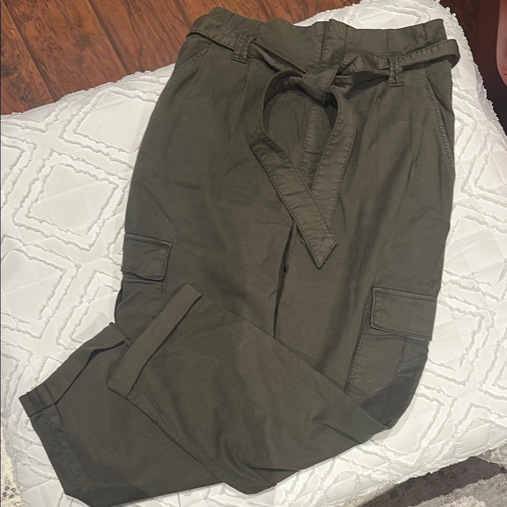 White House Black Market Olive Green Cargo Pants
